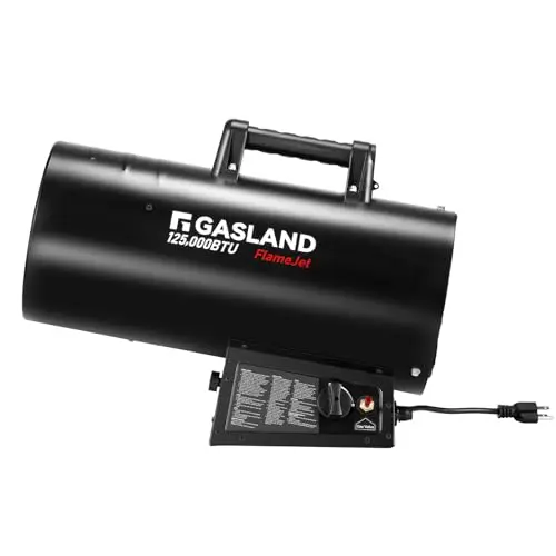 Gasland high-BTU forced air propane heater for large indoor spaces