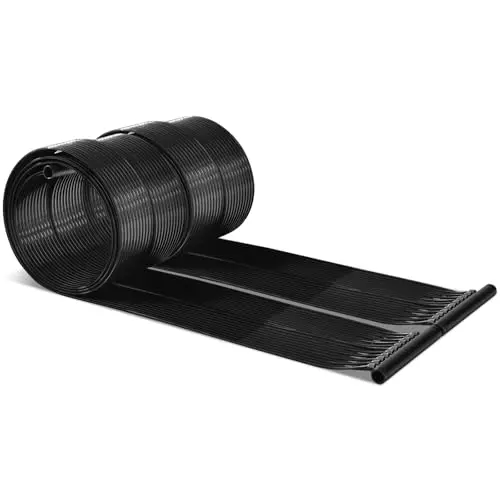 IRONMAX solar panel heater installed on roof for pool heating