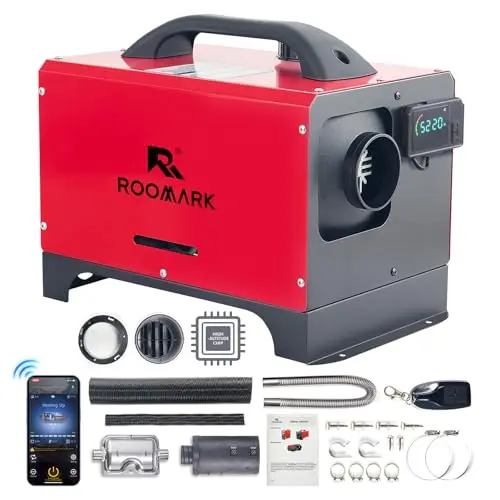Roomark 5KW diesel heater with Bluetooth app and digital display