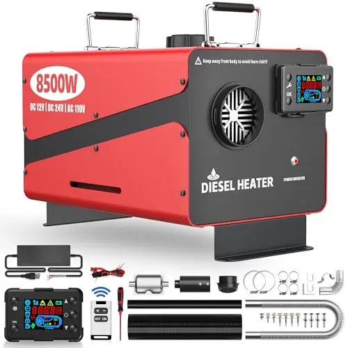 Aoteda 8500W diesel heater with fast heating capabilities