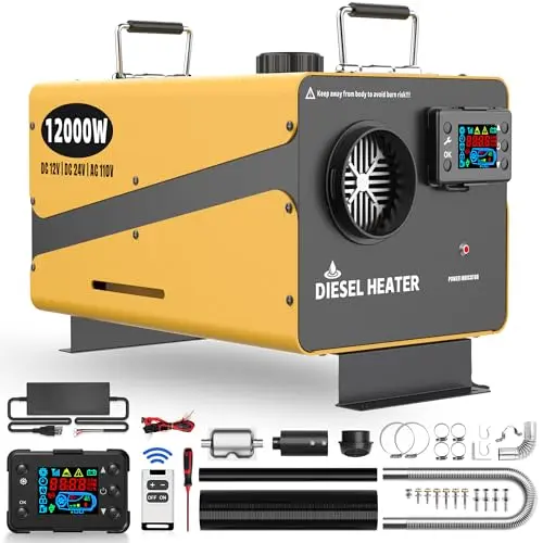 Aoteda 12000W premium diesel heater for large overlanding vehicles