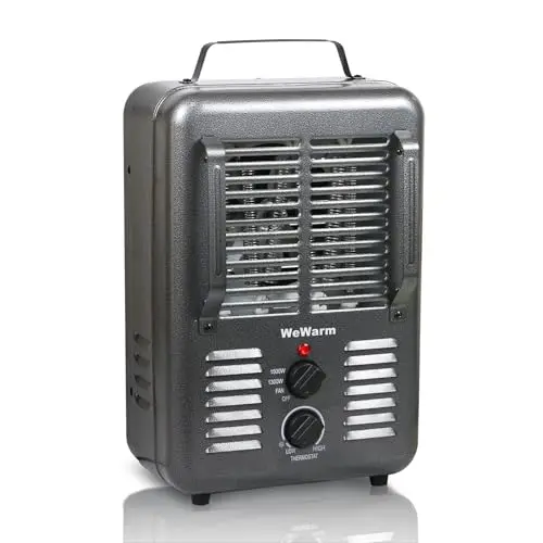 WEWARM milkhouse space heater for budget woodshop heating