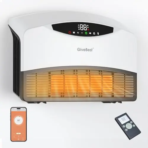 GiveBest smart wall heater with app control and modern design