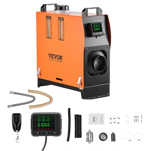 VEVOR 8KW diesel heater with remote control and digital display
