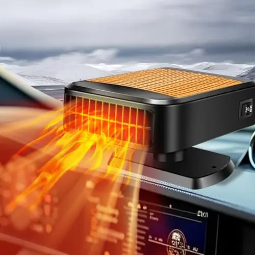 QEPJO 200W car heater in orange