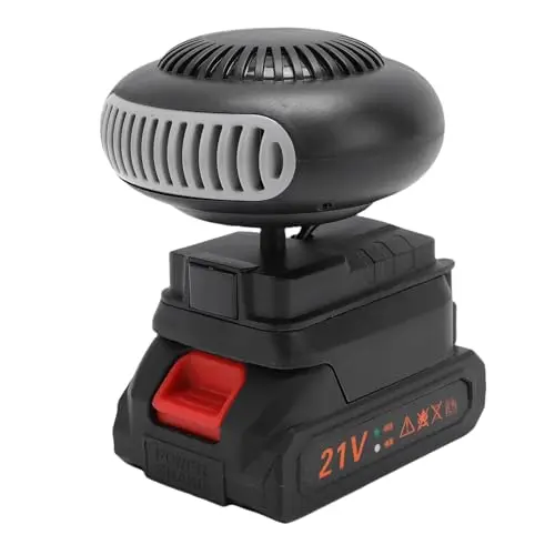 Generic car heater with anti-tilt safety feature for portable use