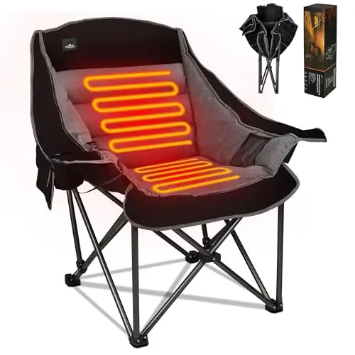 Northroad XL heated camping chair with fast-heat carbon fiber