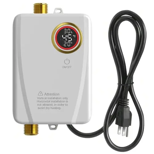 lianfengymx 3000W 110V compact tankless water heater for RV under sink