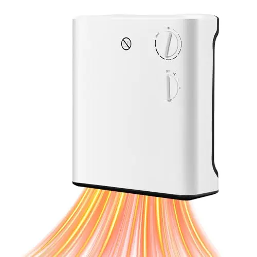 VEVOR wall heater with knob control for temperature adjustment