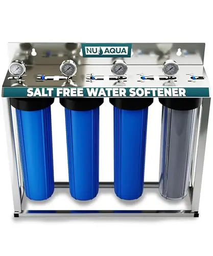 NU Aqua salt-free whole house water softener and filtration system